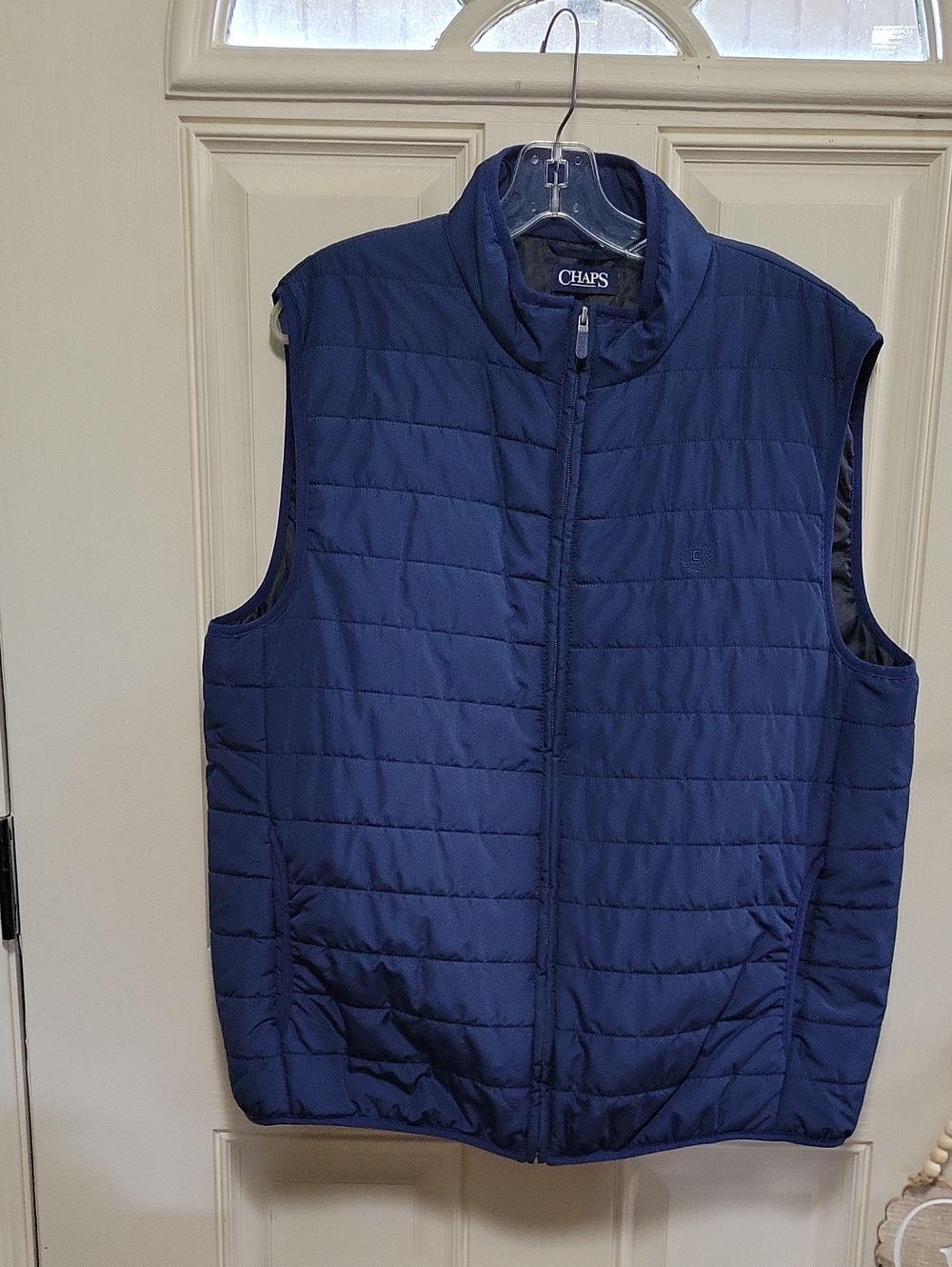 Chaps Men's Blue Quilted Puffer Vest